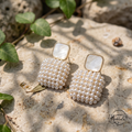Maai Mekhala Pearl Muse Earrings – Textured Pearl Statement Studs
